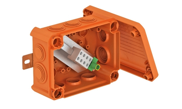 Коробки огнестойкие 80х80 и 85х85 открытой установки IP55 RAL 2004