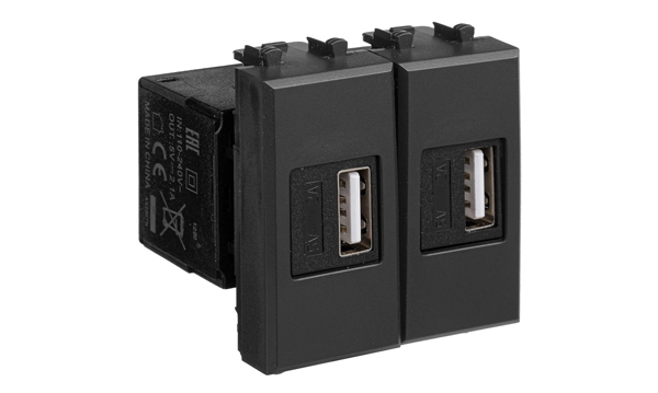 Модульные механизмы DKC Avanti черный матовый