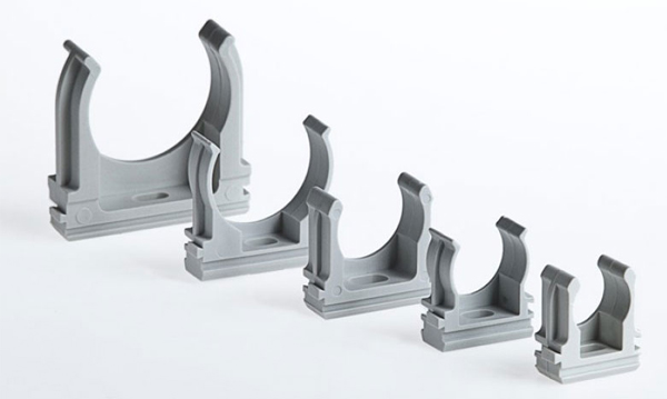 Крепеж-клипса и держатели для гофрированных, пластиковых труб