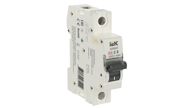 Автоматические выключатели ARMAT M10N IEK с характеристикой C 10кА (автоматы до 63A)