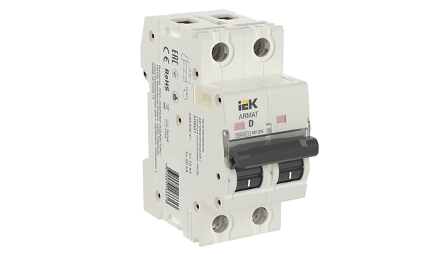 Автоматические выключатели ARMAT M10N IEK с характеристикой D 10кА (автоматы до 63A)