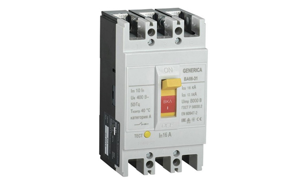 Автоматические выключатели GENERICA ВА66-31 IEK (автоматы до 250A)