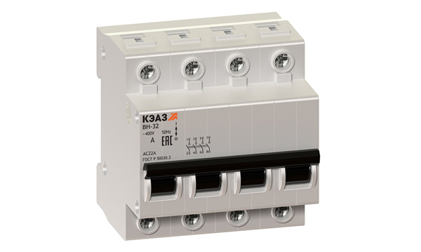 Выключатели нагрузки модульные ВН-32 КЭАЗ