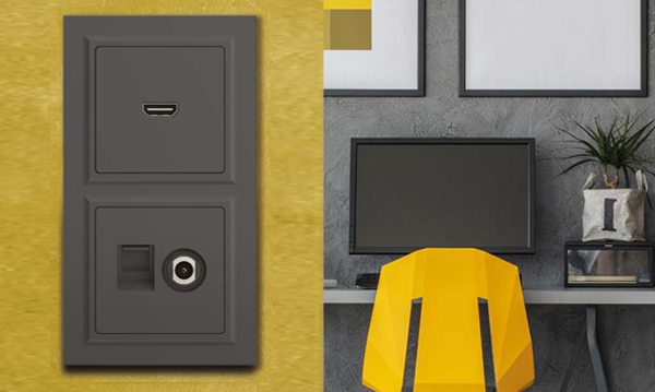 Механизмы IEK серия BRITE графит