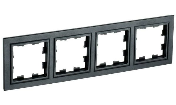 Механизмы IEK серия BRITE черный