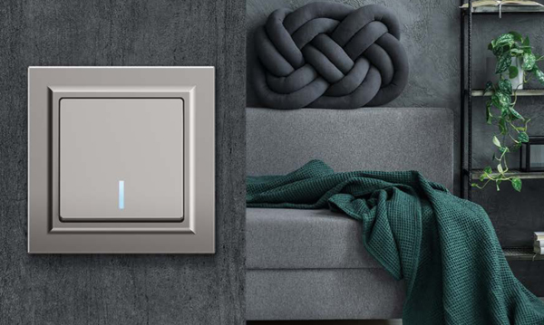 Механизмы IEK серия BRITE шампань