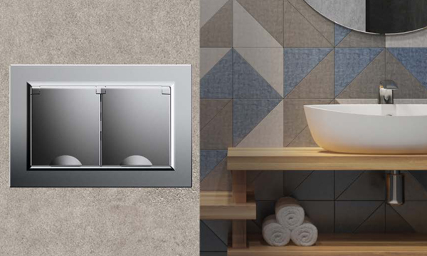 Механизмы IEK серия BRITE сталь