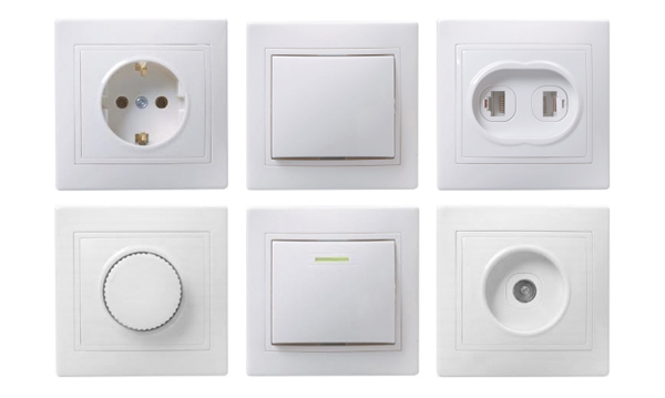 Розетки и выключатели IEK KVARTA (ИЕК Кварта)