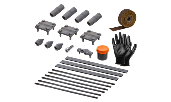 Оцинкованные элементы и комплекты заземления TDM