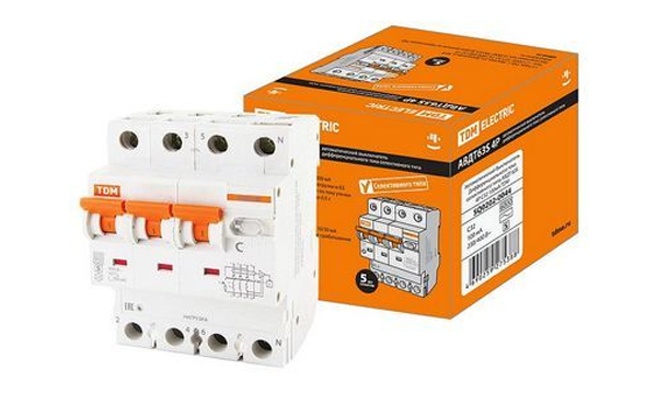 Дифференциальные автоматы АВДТ63S селективные тип АС TDM Electric