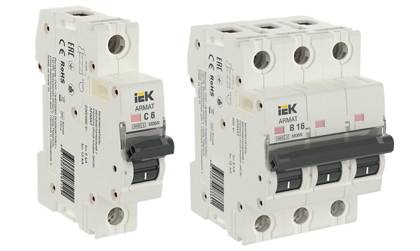 Автоматические выключатели ARMAT M06N IEK 6кА (автоматы до 63A)