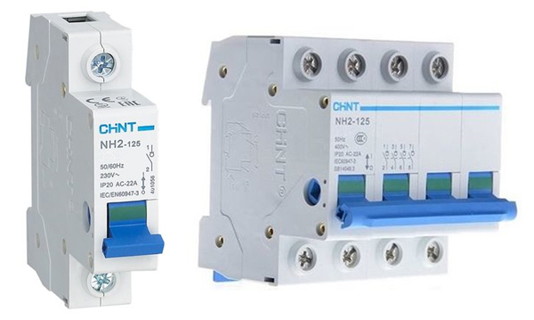 Модульные выключатели нагрузки NH2/NH4 до 125А Chint
