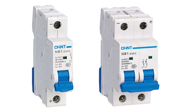 Автоматические выключатели постоянного тока NB1-63DC 6кА тип С Chint