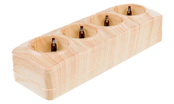 Розетки и выключатели IEK серия Glory сосна открытой установки