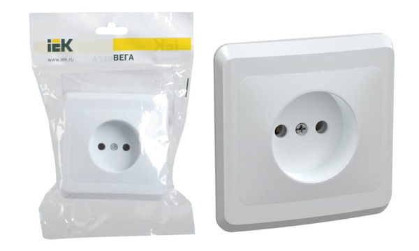 Розетки и выключатели IEK ВЕГА (ИЕК Вега)