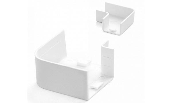 Аксессуары для пластиковых кабель-каналов белые Промрукав