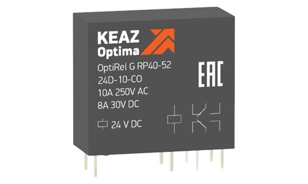 Миниатюрные промежуточные реле OptiRel G RP40 8,10,16А КЭАЗ