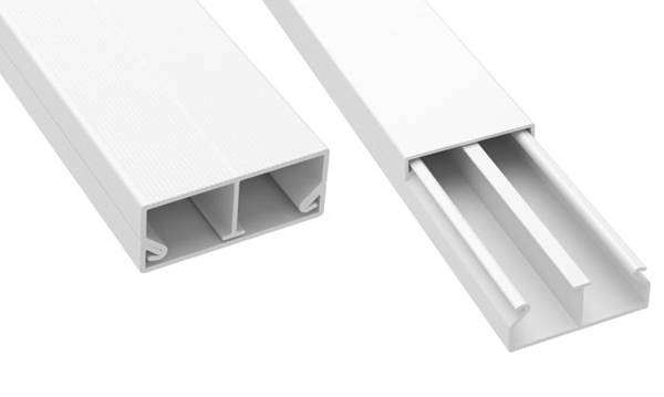 Кабель-канал TMC пластиковый белый DKC