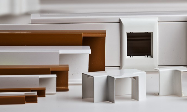 Кабель-каналы ПВХ с крышкой и аксессуары