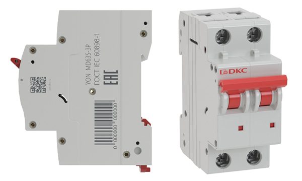 Автоматические выключатели MD63N 6кА (автоматы до 63A) DKC