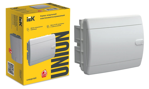 Пластиковые навесные и встраиваемые щиты UNION IP41 ИЭК