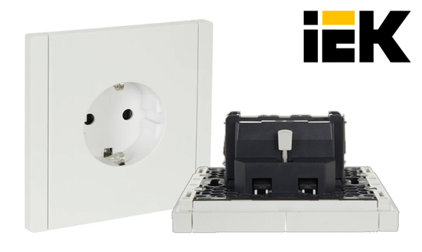 Розетки и выключатели IEK FORTE&PIANO цвет белый