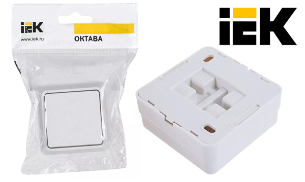 IEK серия Generica ОКТАВА (ИЕК ОКТАВА) накладная ЭУИ