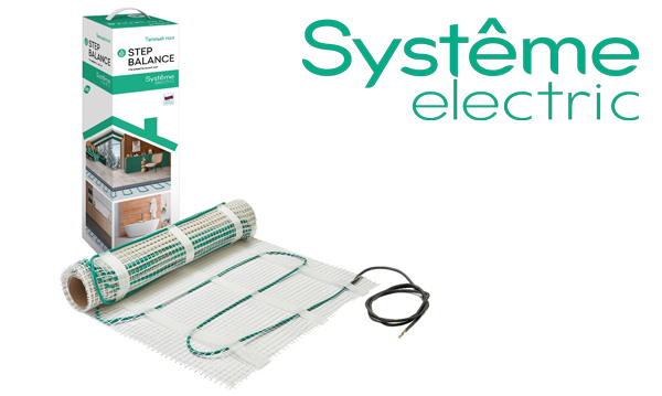 Маты нагревательные двухжильные STEP NEW BALANCE 150 Вт/м2 Systeme Electric