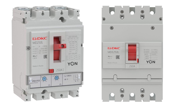 Автоматические выключатели в литом корпусе MD/MDE DKC