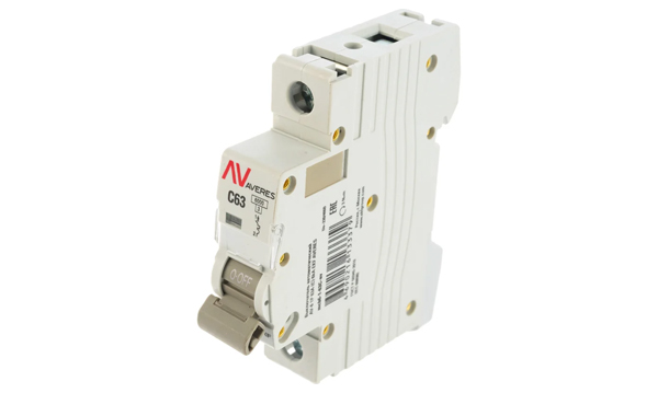 Автоматические выключатели AV с характеристикой C (до 63A) AVERES EKF