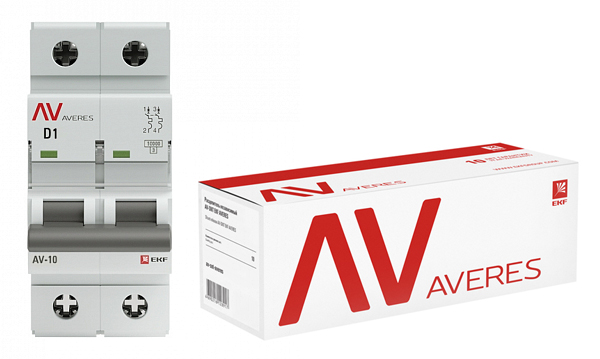 Автоматические выключатели AV с характеристикой D (до 63A) AVERES EKF