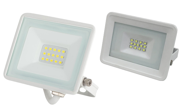 Прожекторы светодиодные LED в белом корпусе