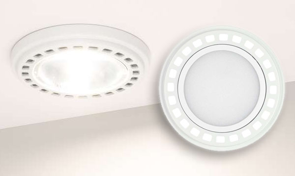 Лампы светодиодные LED AR111 220V, с цоколем GU10