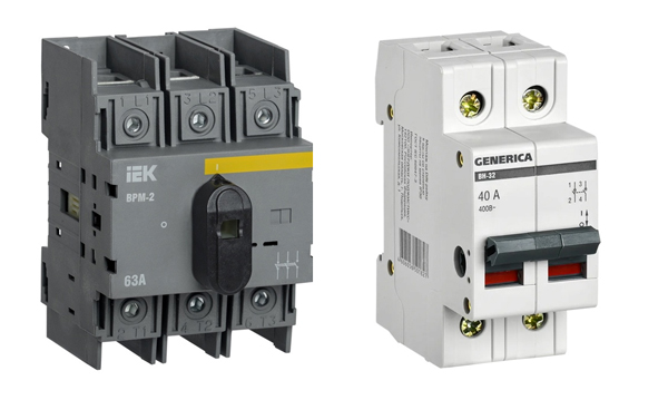 Рубильники, выключатели нагрузки IEK