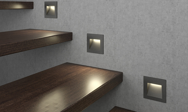 Светодиодные светильники для стен и ступеней