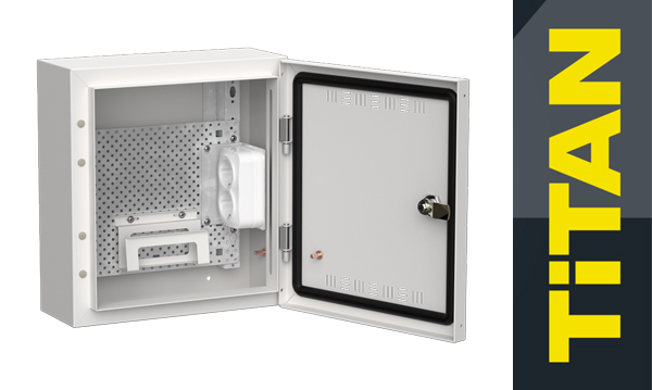 Щиты металлические мультимедийные и комбинированные TITAN 5 IP30