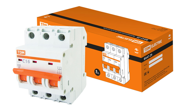 Автоматические выключатели ВА47-29 4,5кА TDM Electric