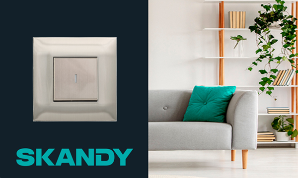 Механизмы IEK серия SKANDY никель