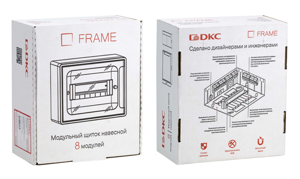 Пластиковые модульные щитки FRAME IP40 DKC