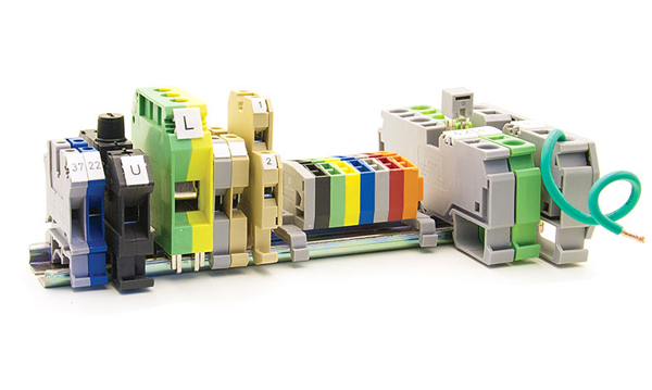 Клеммники на DIN-рейку наборные