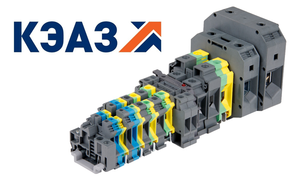 Клеммники винтовые на DIN-рейку КЭАЗ