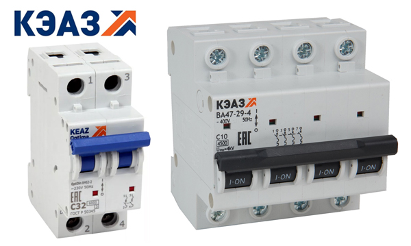 Автоматические выключатели КЭАЗ