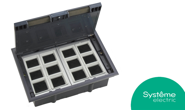 Напольные лючки MultiDesk MDK10 IP40 Systeme Electric