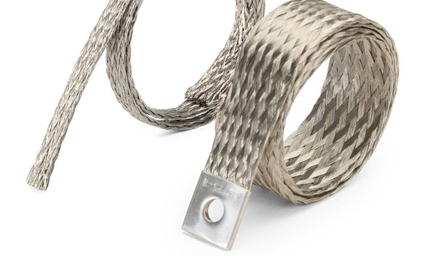 Шлейф заземления плоский