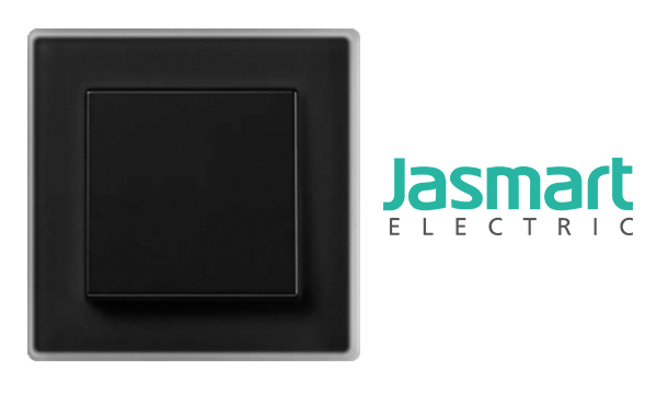 Механизмы с накладками Jasmart серия G антрацит