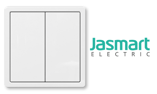 Механизмы с накладками Jasmart серия FD белый глянцевый